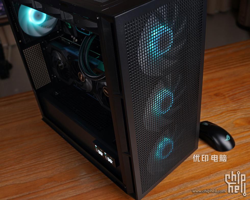 13600K+ROG STRIX B760-F +ATS RTX 4060，九州风神CH560可视化数显装机秀