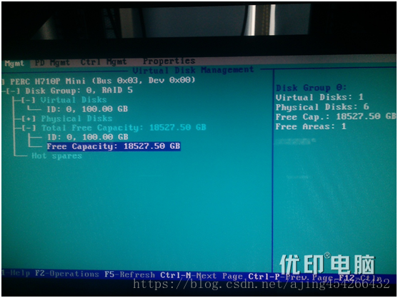 Dell R720系列做raid步骤(raid0,raid1,raid5和raid10)