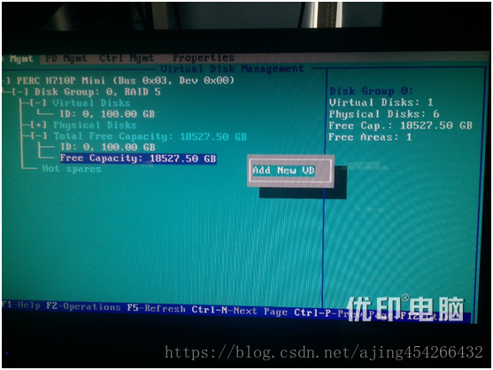 Dell R720系列做raid步骤(raid0,raid1,raid5和raid10)